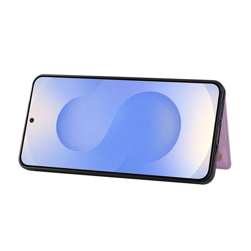 Skal Samsung Galaxy S25 5g Edge Telefonfodral Korthållare Med Blommönster