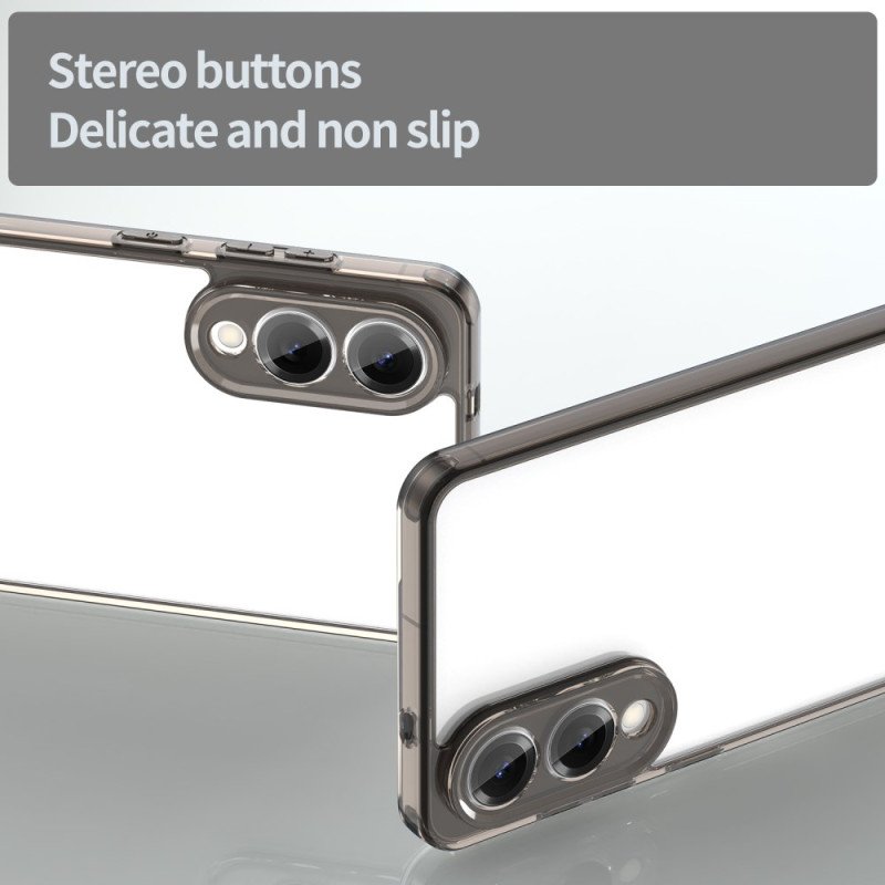 Skal Samsung Galaxy S25 5g Edge Telefonfodral Metalleffektkant