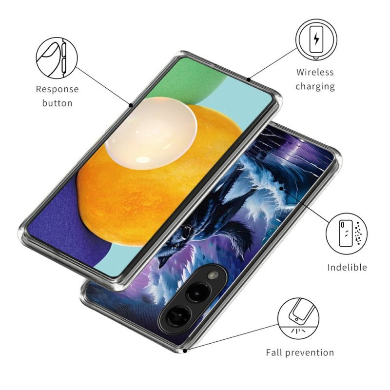 Skal Samsung Galaxy S25 5g Edge Telefonfodral Varg