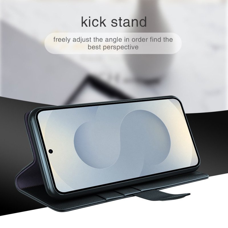 Skyddsfodral Samsung Galaxy S25 5g Edge Äkta Läder