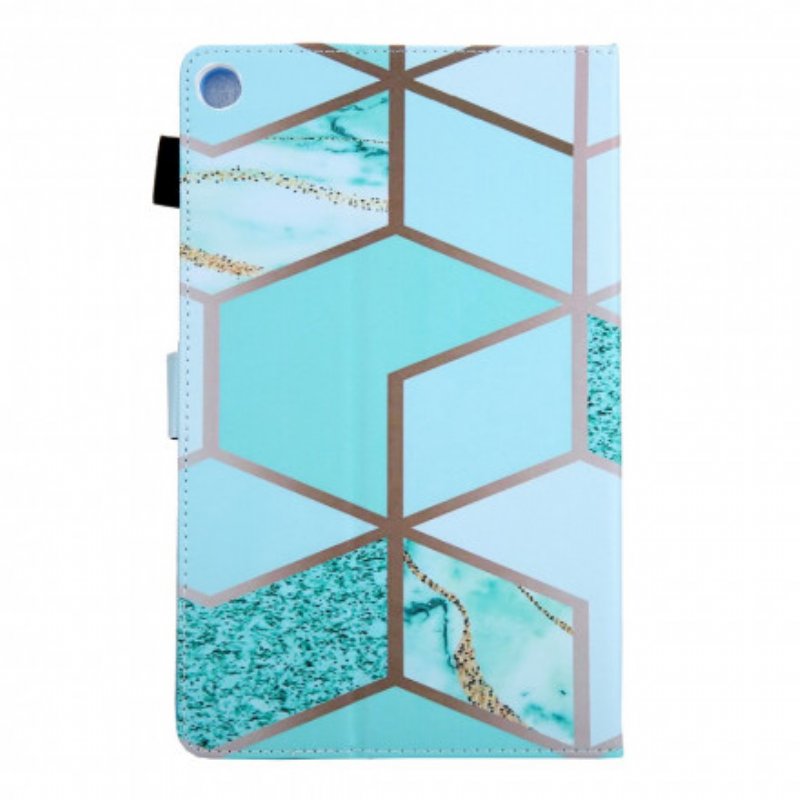 Folio-fodral Samsung Galaxy Tab A7 (2020) Geometriskt Mönster