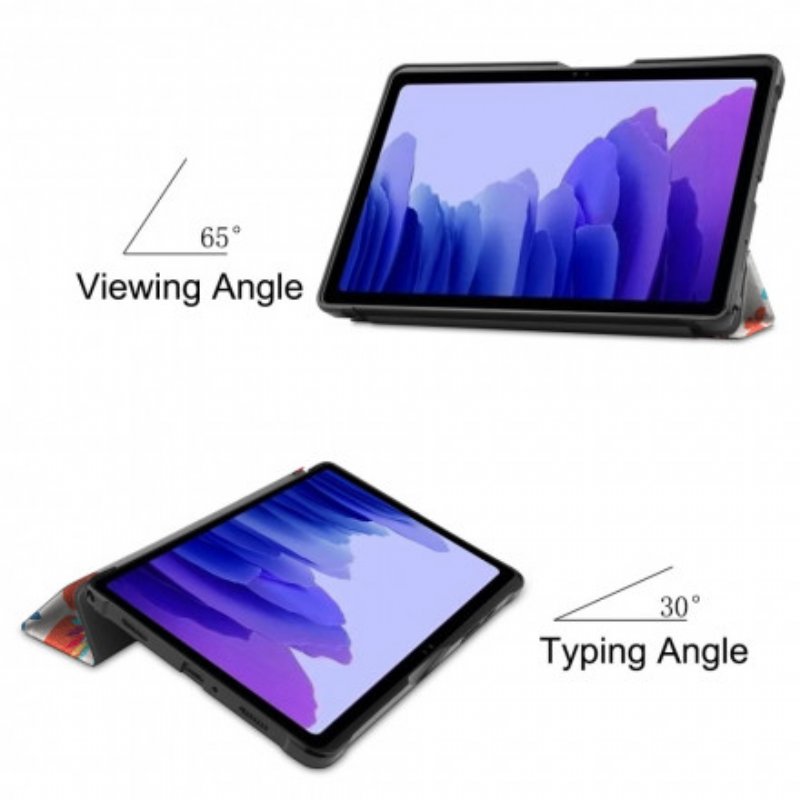 Skal Samsung Galaxy Tab A7 (2020) Förbättrade Fjärilar Och Blommor