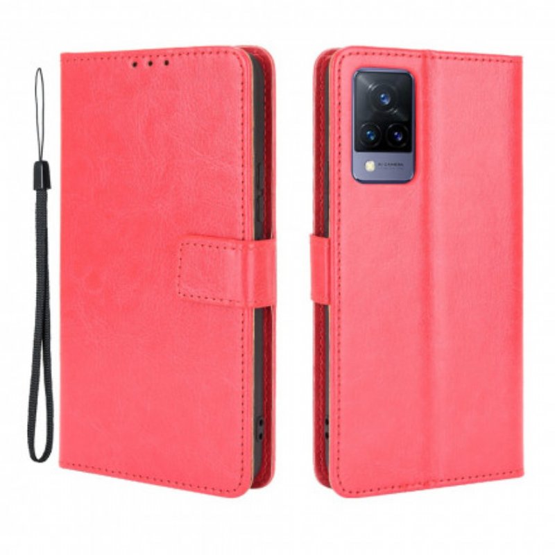 Läderfodral Vivo V21 5G Flashig Konstläder
