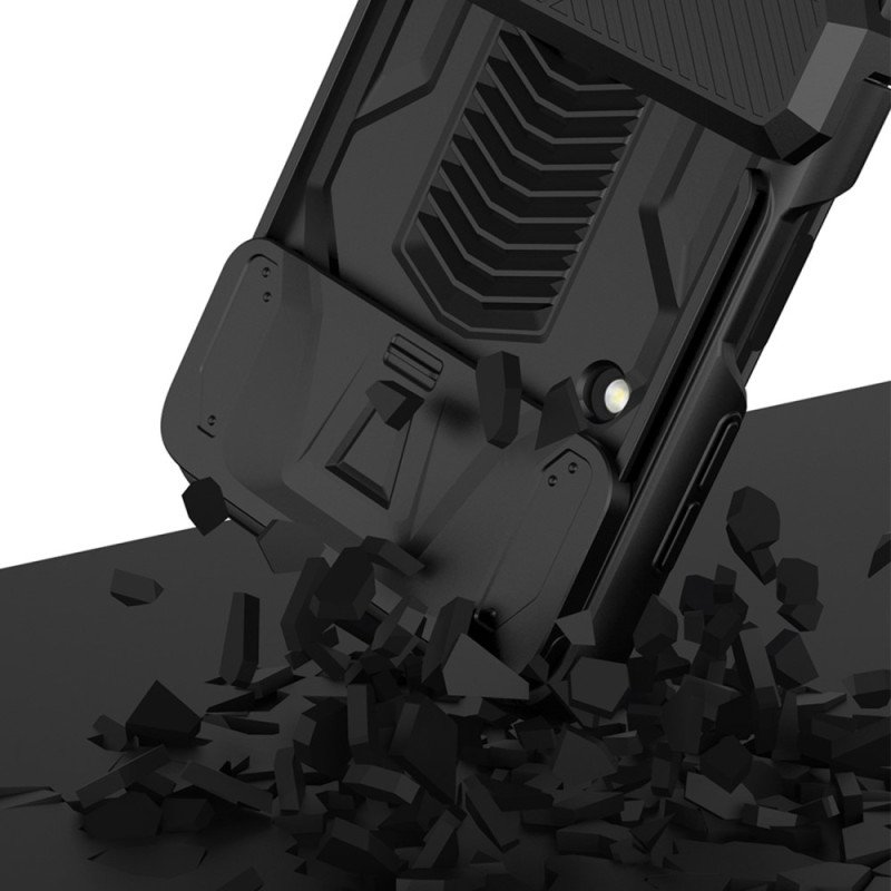 Folio-fodral Skal Samsung Galaxy Z Flip 4 Läderfodral Ultrabeständig Komplett