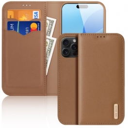 Folio-fodral iPhone 16 Pro Max Telefonfodral Rfid-blockering Hivo Series Dux Ducis