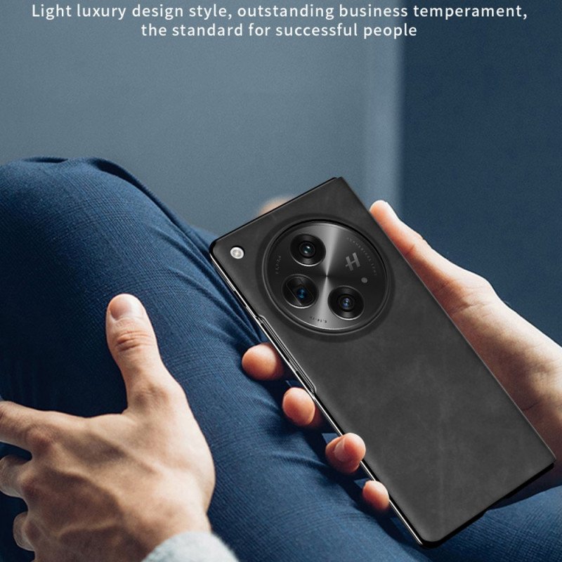 Folio-fodral Oppo Find N3 Telefonfodral Klassiskt Nappaläder