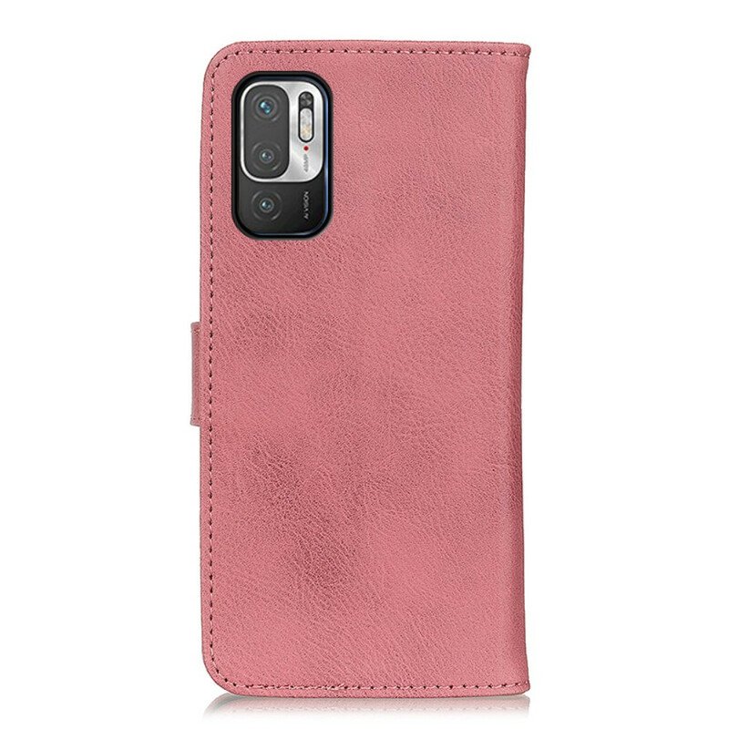 Fodral Xiaomi Redmi Note 10 5G Khazneh Retro Split Konstläder