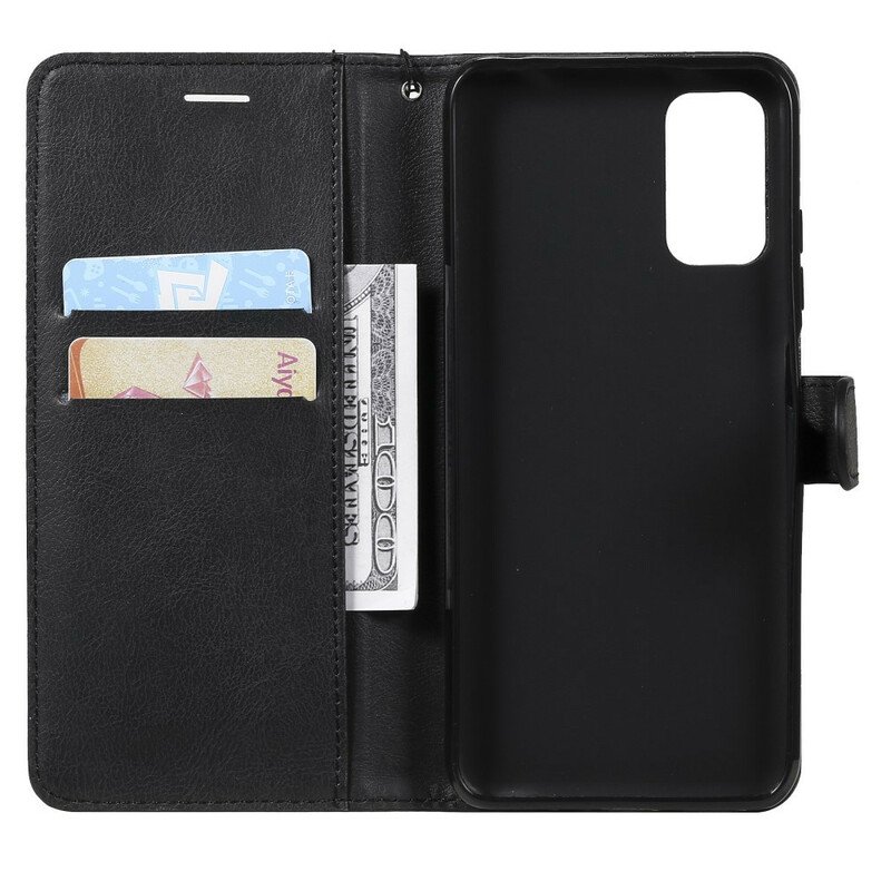 Folio-fodral Xiaomi Redmi Note 10 5G Svartvit