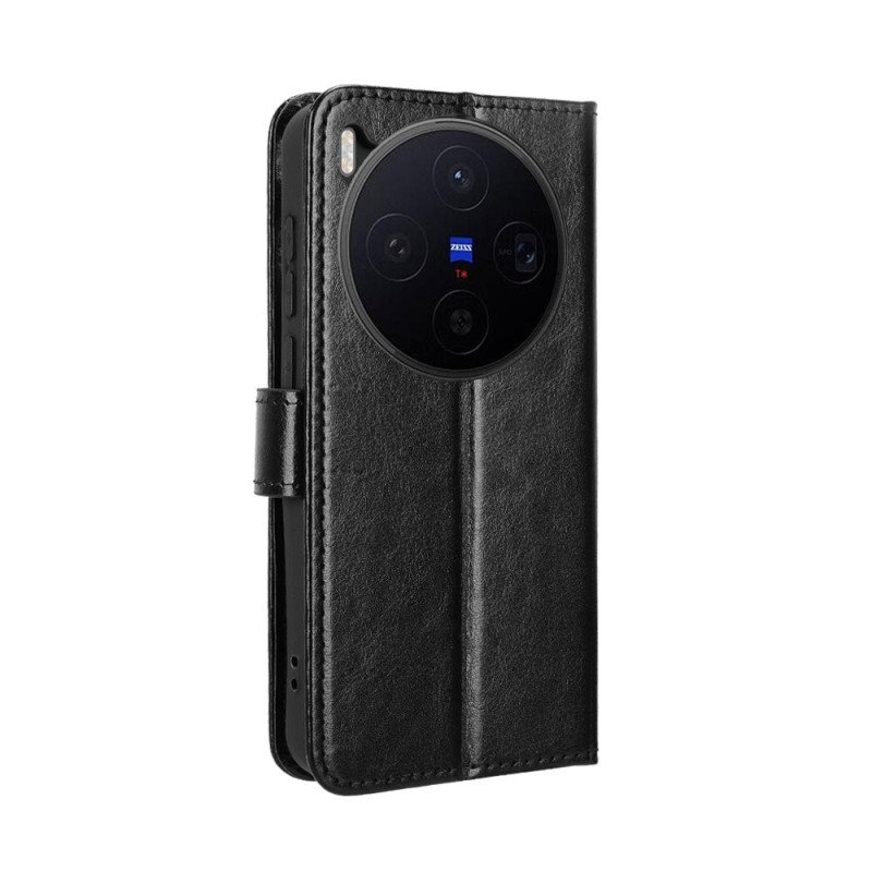 Fodral För Vivo X300 Flashigt Konstläder