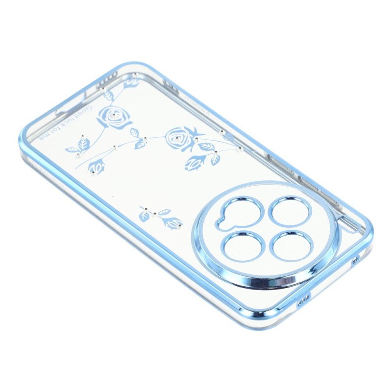 Skal För Vivo X300 Kadem Strass- Och Blommönster