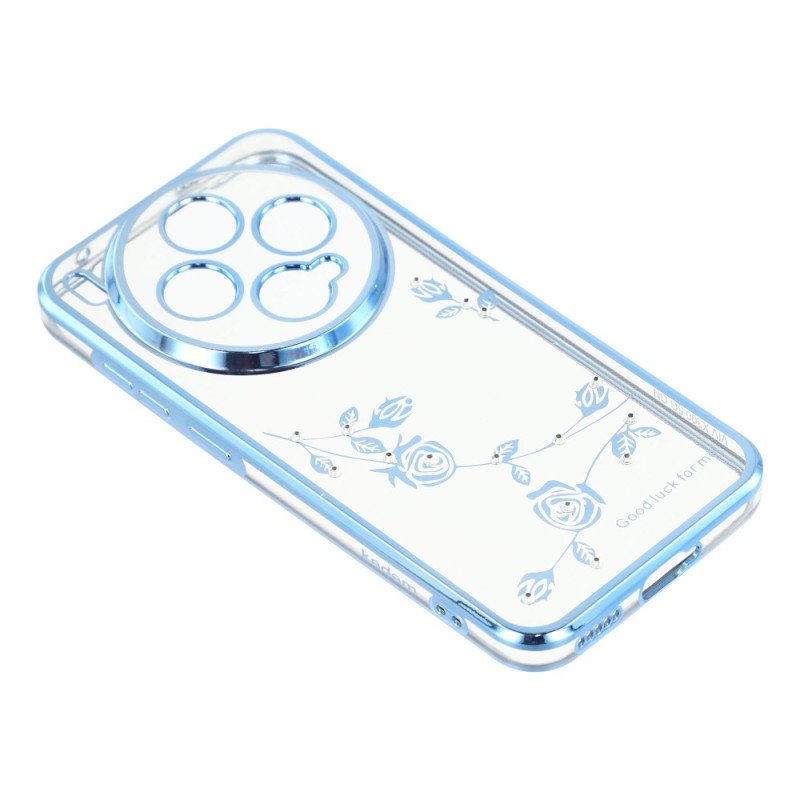 Skal För Vivo X300 Kadem Strass- Och Blommönster