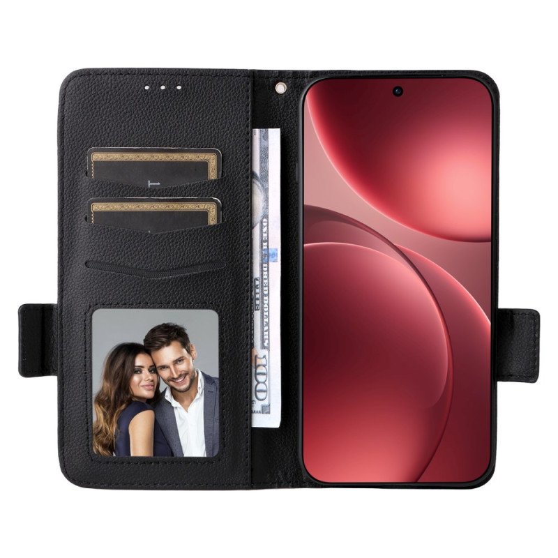 Fodral Oppo Find X9 Pro 5g Konstläder Med Remmar