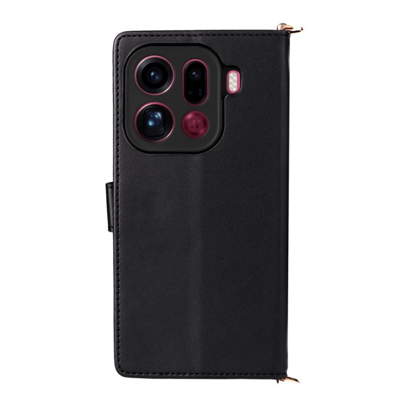 Fodral Oppo Find X9 Pro 5g Vadderad Med Remmar