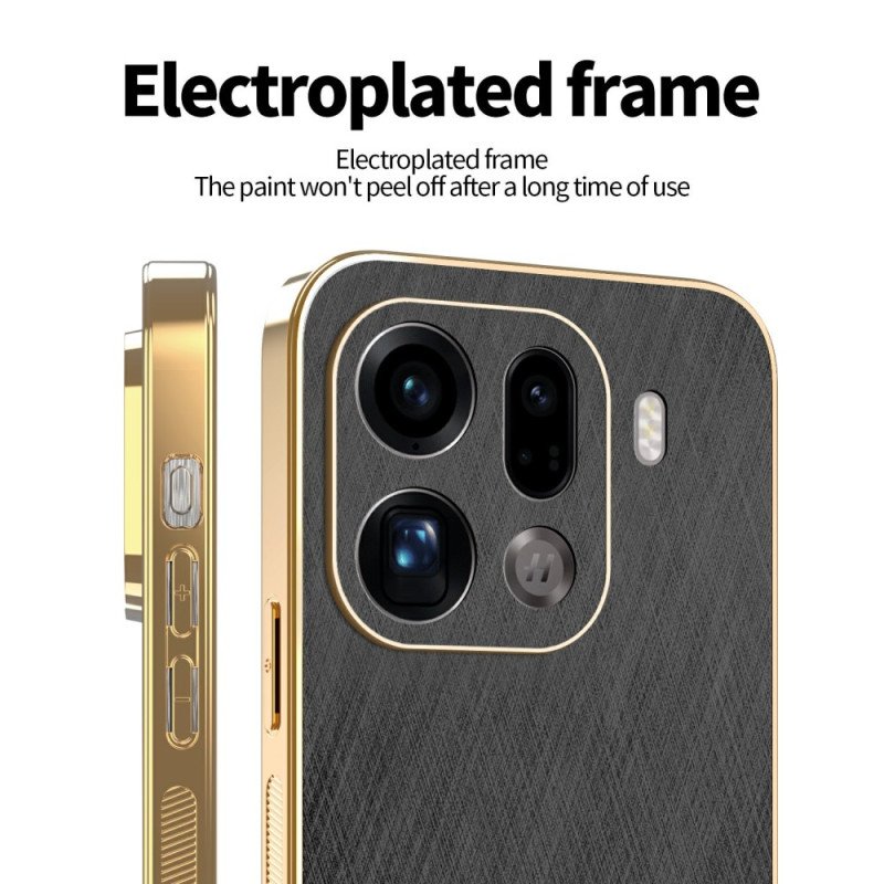 Skal Oppo Find X9 Pro 5g Kadem Lädereffekt