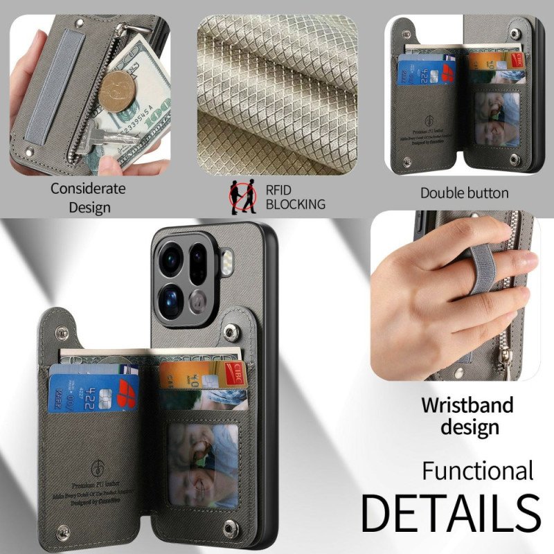 Skal Oppo Find X9 Pro 5g Rfid-plånbok