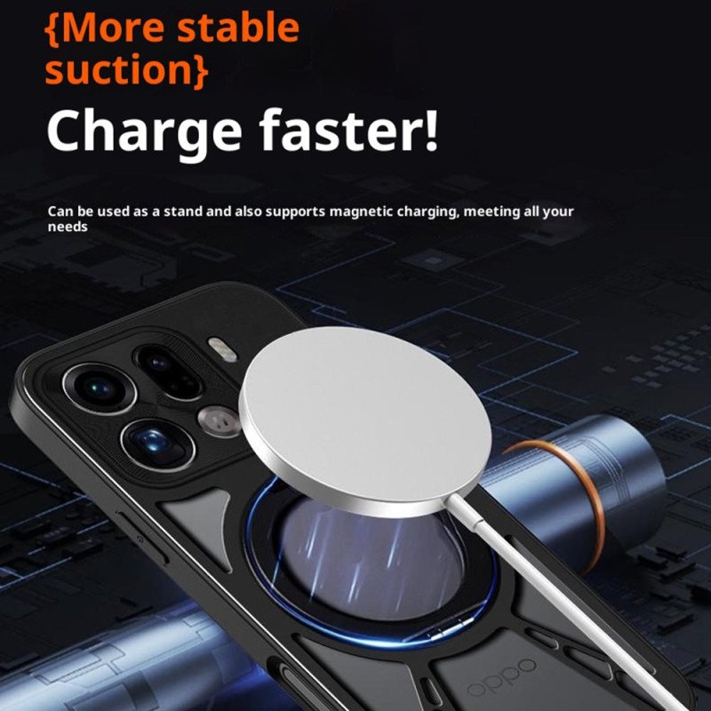 Skal Oppo Find X9 Pro 5g Roterande Magnetiskt Stativ Och Värmeavledning