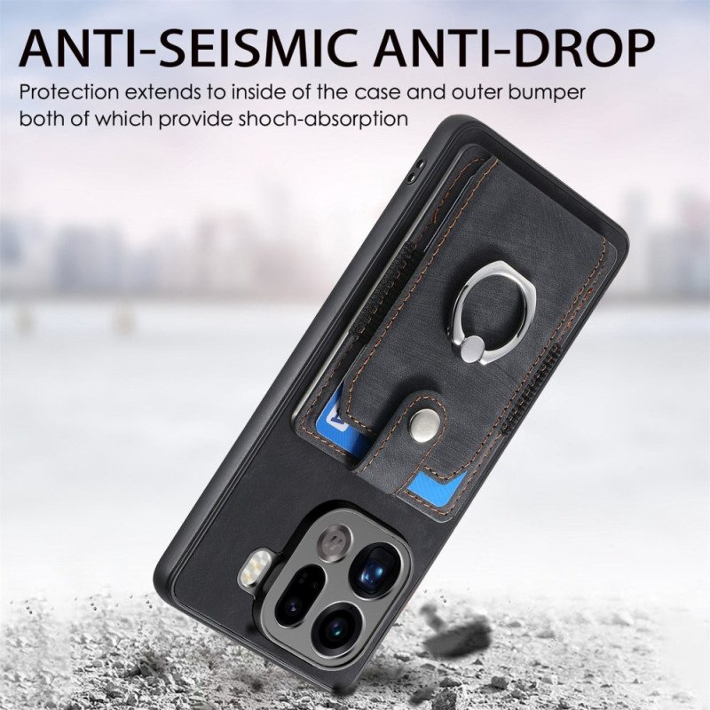 Skal Oppo Find X9 Pro 5g Telefonfodral Korthållare Och Ring