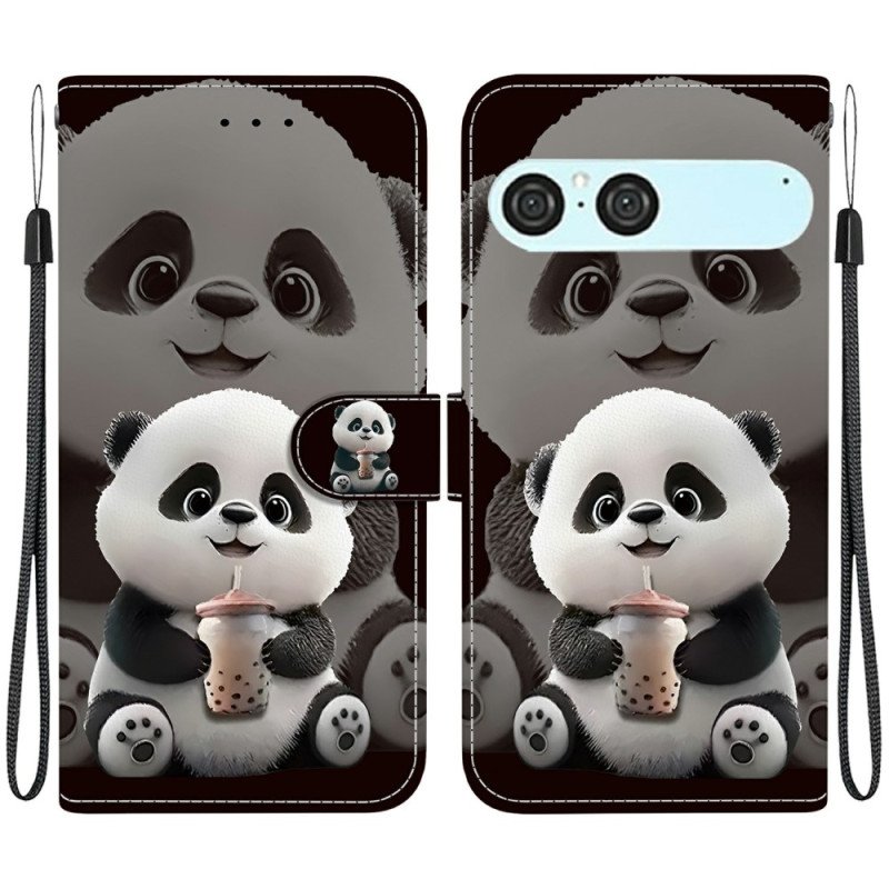 Fodral För Sony Xperia 10 Vii Panda Med Nappflaska
