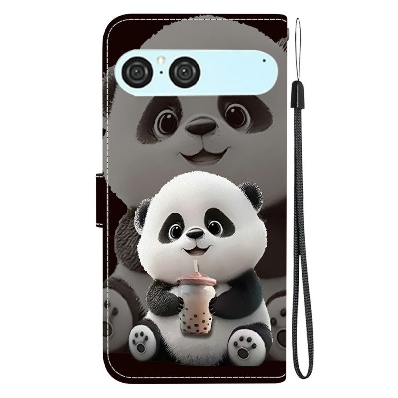 Fodral För Sony Xperia 10 Vii Panda Med Nappflaska