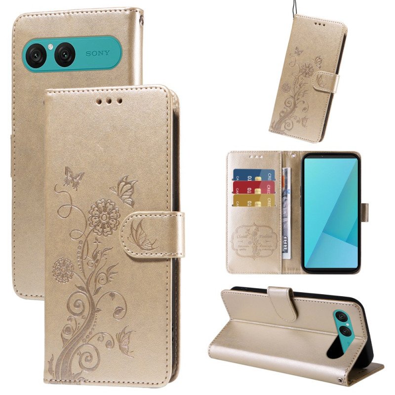 Fodral Sony Xperia 10 Vii Blommigt Tryck