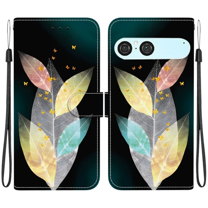 Fodral Sony Xperia 10 Vii Färgglada Löv