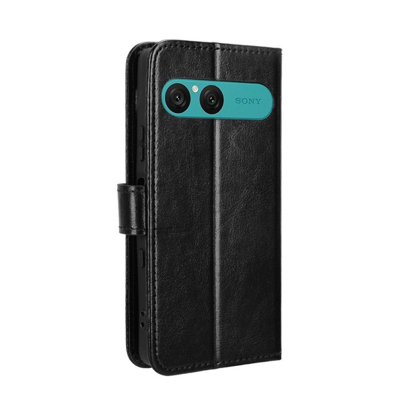 Fodral Sony Xperia 10 Vii Flashigt Konstläder