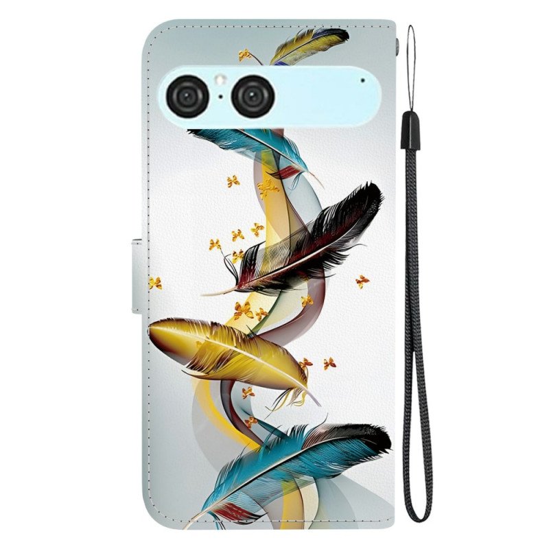 Fodral Sony Xperia 10 Vii Guldfjädrar