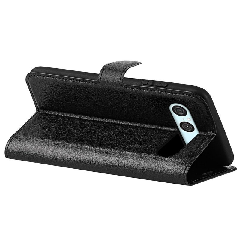 Fodral Sony Xperia 10 Vii Konstläderlitchi