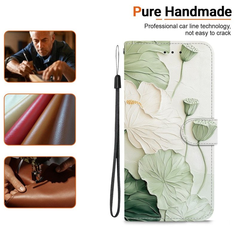 Fodral Sony Xperia 10 Vii Lotusmönster