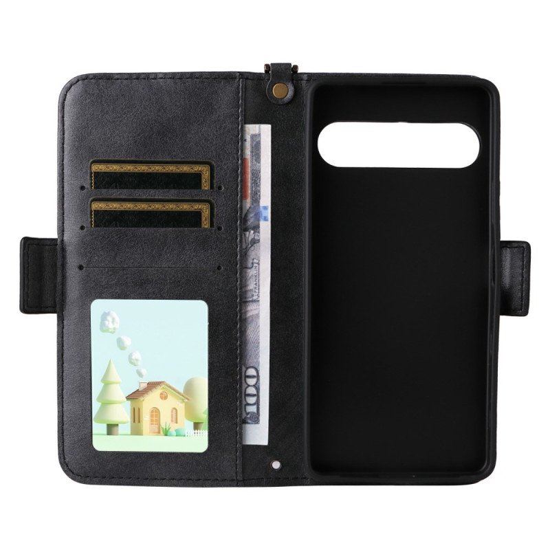 Fodral Sony Xperia 10 Vii Plånbok Med Axelrem