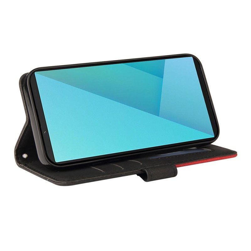 Fodral Sony Xperia 10 Vii Tvåfärgad Vågig