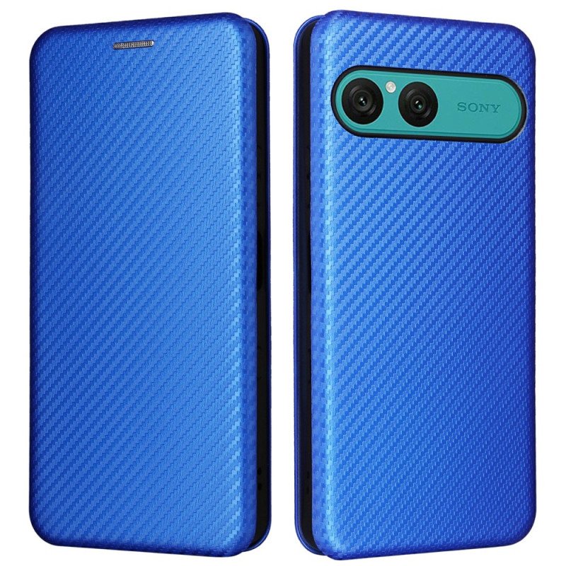 Folio-fodral Sony Xperia 10 Vii Telefonfodral Kolfiber