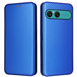 Folio-fodral Sony Xperia 10 Vii Telefonfodral Kolfiber