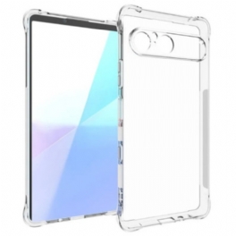Skal För Sony Xperia 10 Vii Transparent Med Förstärkta Hörn