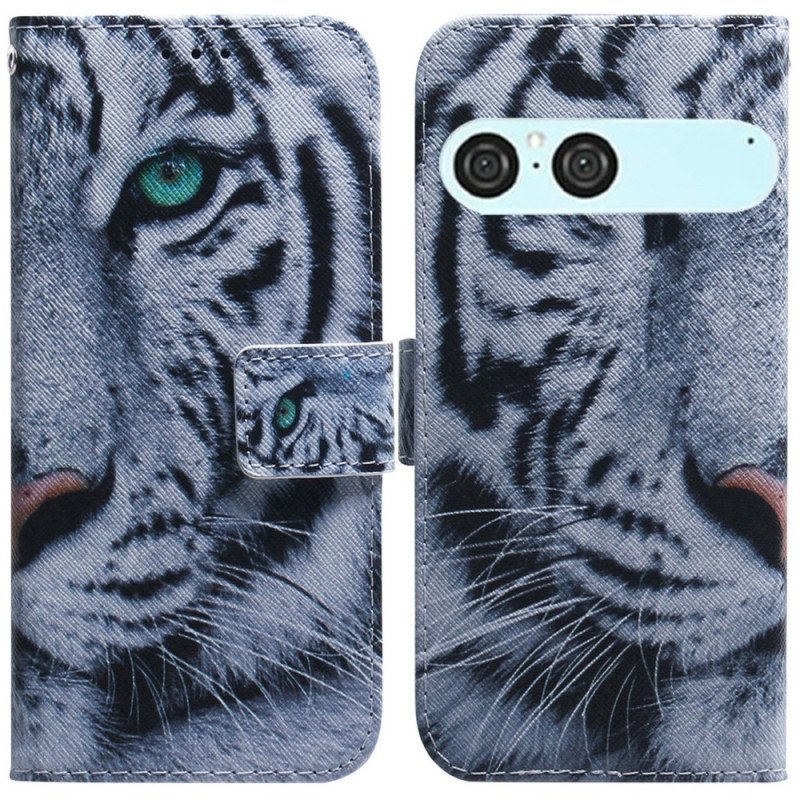 Skyddsfodral Sony Xperia 10 Vii Vit Tiger