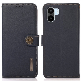 Läderfodral Xiaomi Redmi A1 Khazneh Rfid Äkta Läder