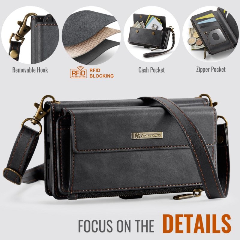 Fodral För Samsung Galaxy A17 4g / 5g Caseme Plånbok Med Mockaeffekt