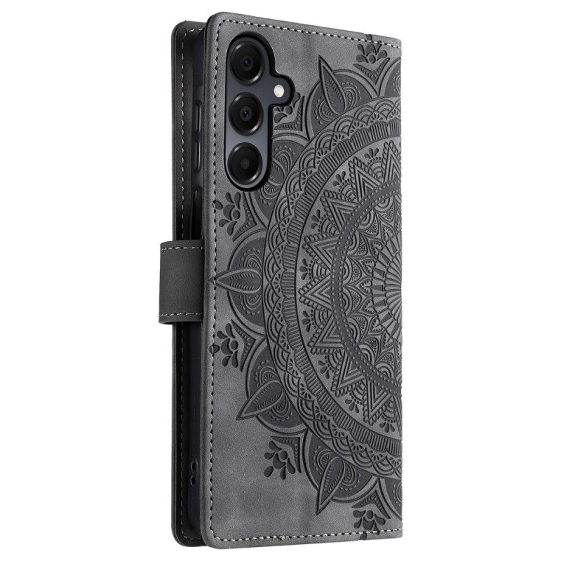 Fodral För Samsung Galaxy A17 4g / 5g Mandala I Mockaeffekt