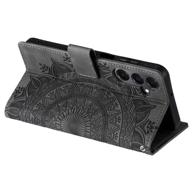 Fodral För Samsung Galaxy A17 4g / 5g Mandala I Mockaeffekt