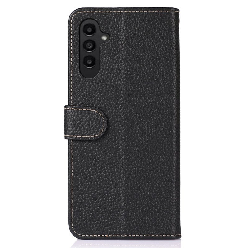 Fodral Samsung Galaxy A17 4g / 5g Äkta Läder Khazneh