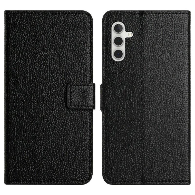 Fodral Samsung Galaxy A17 4g / 5g Lychee-texturerad Lädereffekt