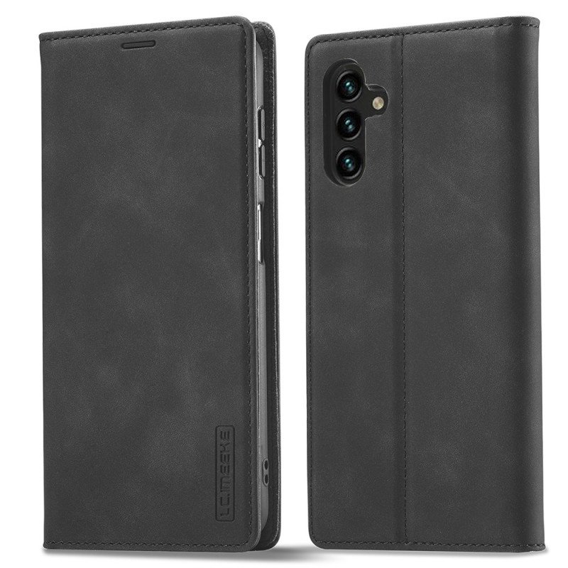 Folio-fodral Samsung Galaxy A17 4g / 5g Mockaeffekt