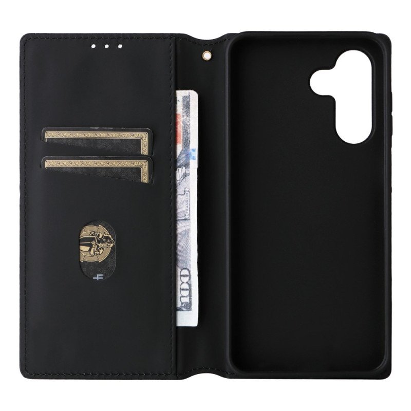 Folio-fodral Samsung Galaxy A17 4g / 5g Telefonfodral Glansig