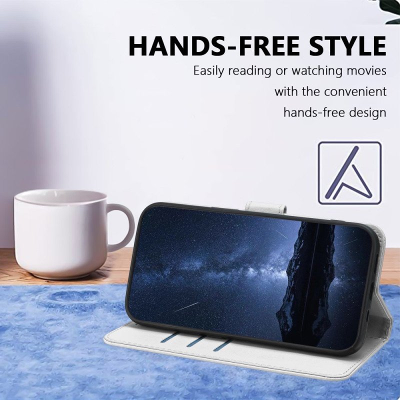 Läderfodral Samsung Galaxy A17 4g / 5g Telefonfodral Couture-plånbok