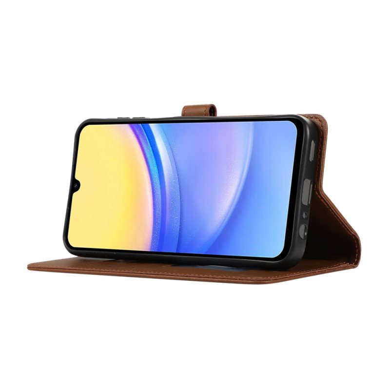 Läderfodral Samsung Galaxy A17 4g / 5g Telefonfodral Kant