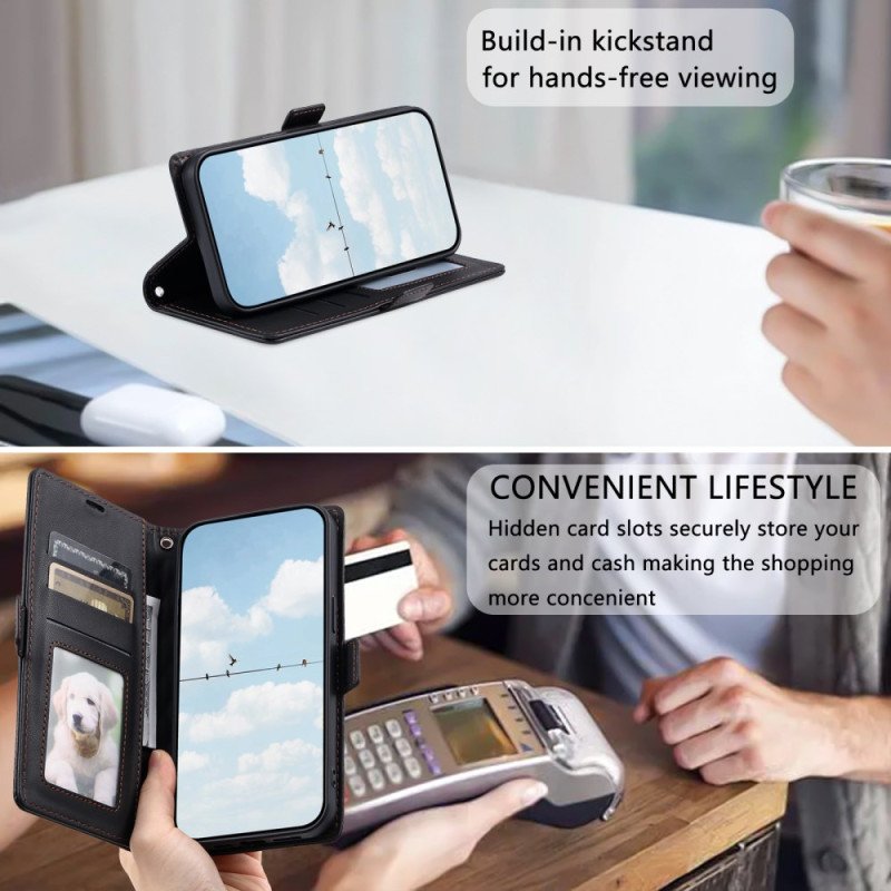 Läderskal Fodral Samsung Galaxy A17 4g / 5g Vintage Quiltad