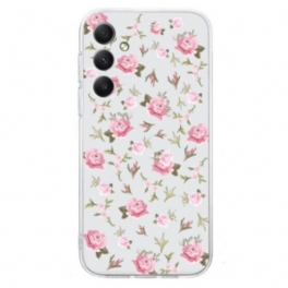 Skal Samsung Galaxy A17 4g / 5g Rosa Blommönster