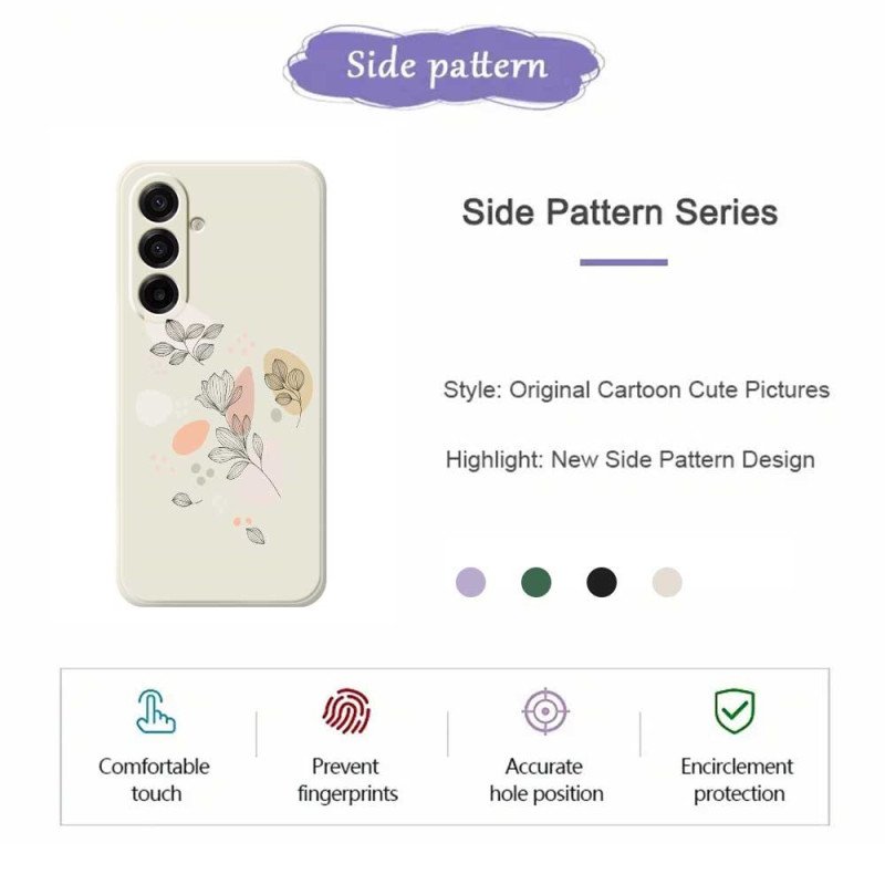 Skal Samsung Galaxy A17 4g / 5g Telefonfodral Blommor