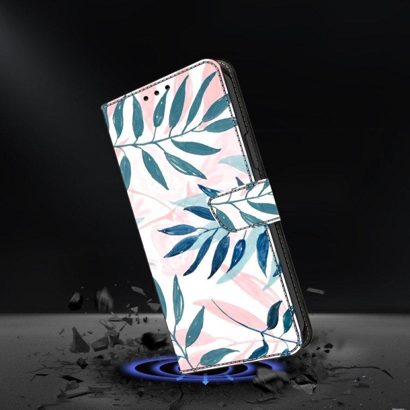 Skyddsfodral Samsung Galaxy A17 4g / 5g Akvarellblad