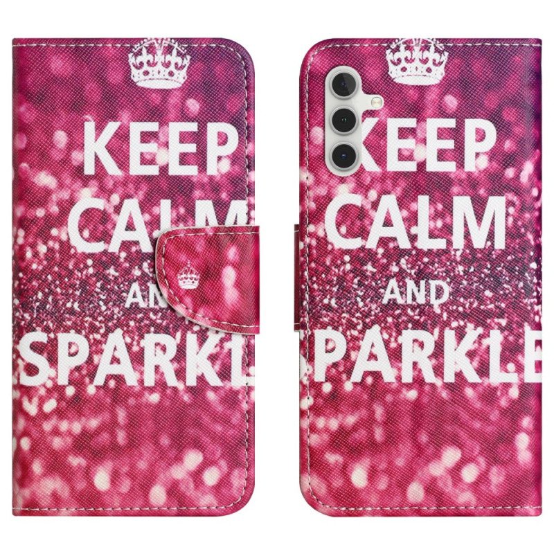 Skyddsfodral Samsung Galaxy A17 4g / 5g Behåll Lugnet Och Gnistra